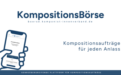 Pressemitteilung: DKV launcht Kompositionsbörse zur barrierefreien Vermittlung von Kompositionsaufträgen